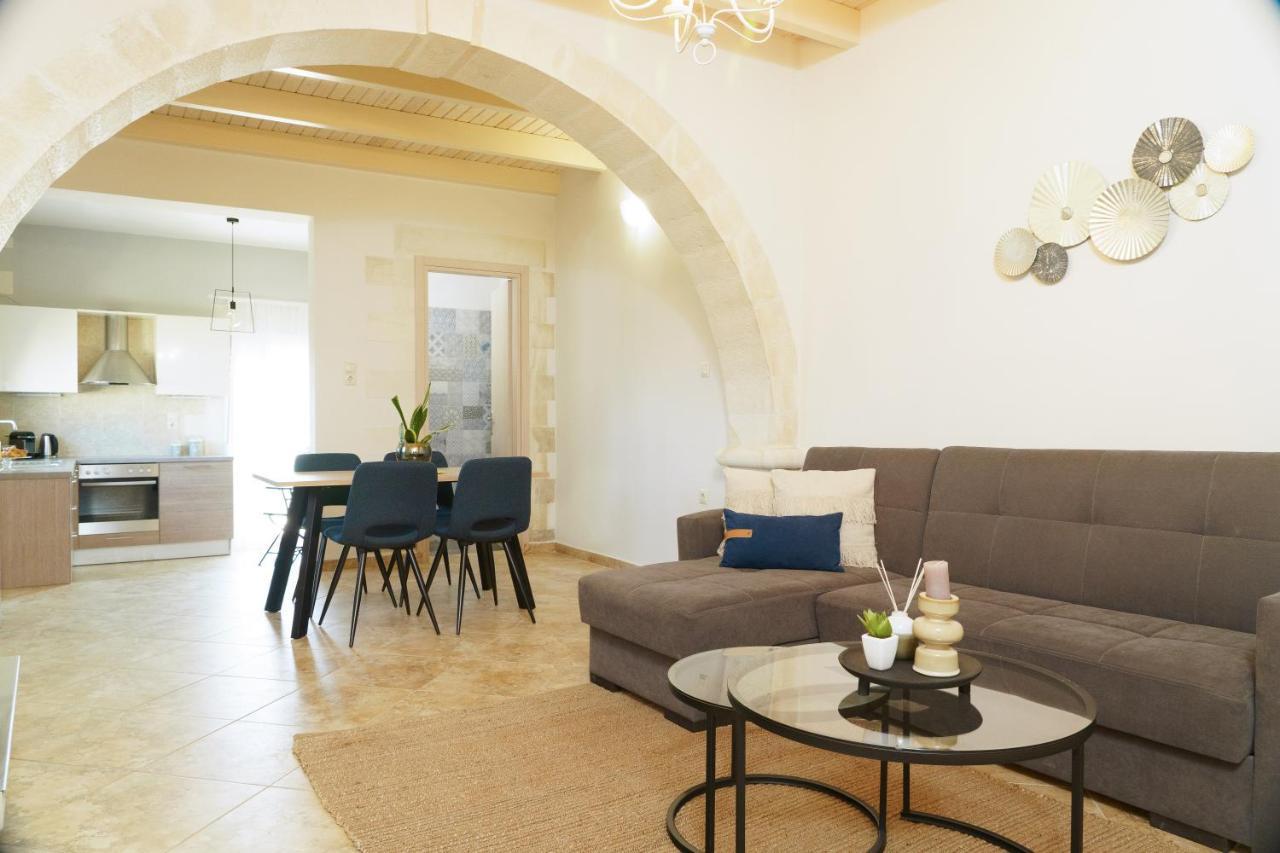 Arch Houses - Sharing Pool Spilia  Bagian luar foto