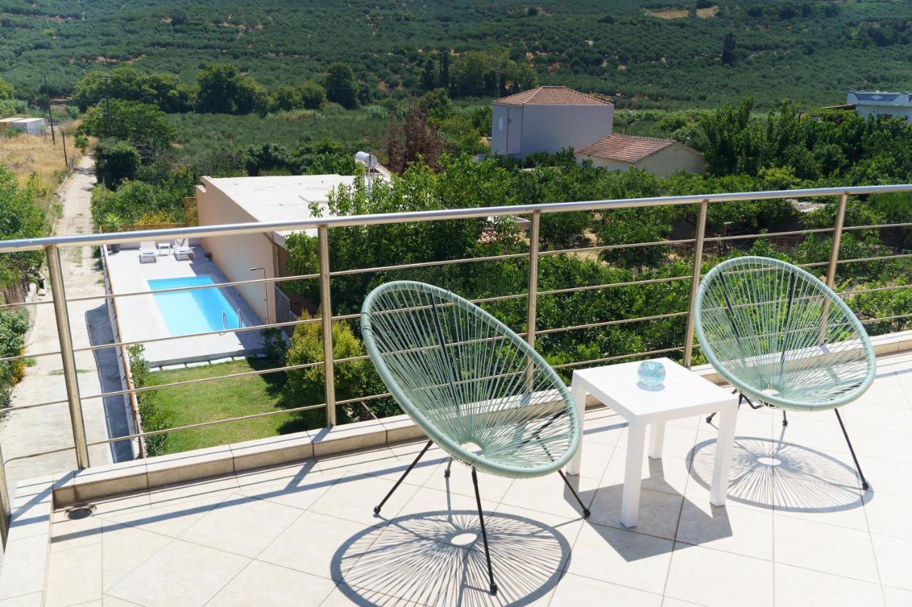 Arch Houses - Sharing Pool Spilia  Bagian luar foto