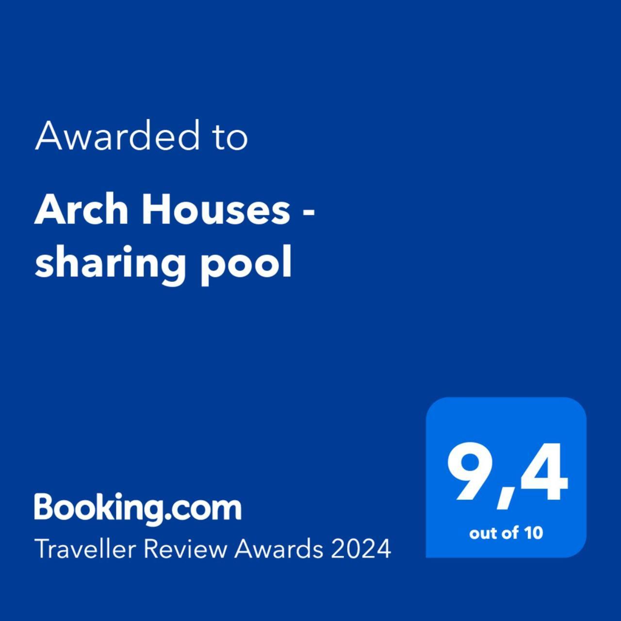 Arch Houses - Sharing Pool Spilia  Bagian luar foto
